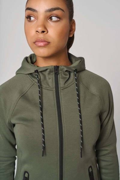 Ladies’ Hooded Sweatshirt - Ash Heather / XL