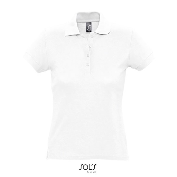 PASSION WOMEN POLO 170g - White / L