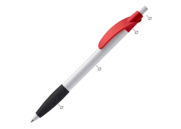 Cosmo ball pen combi rubber grip