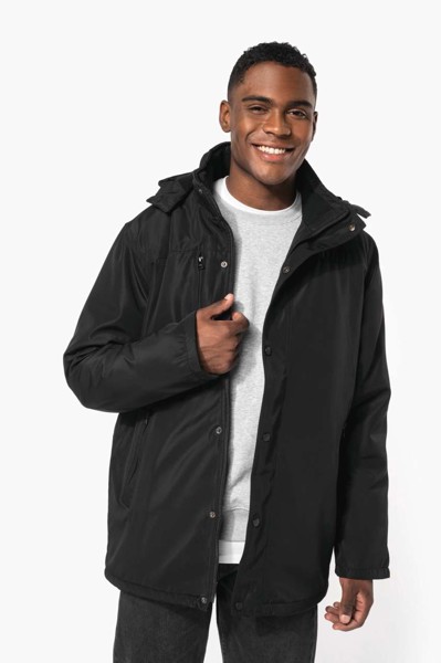 Parka With Removable Hood - S