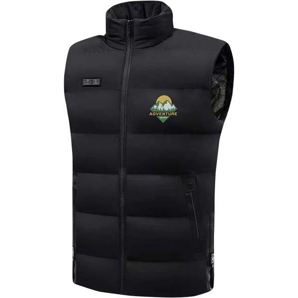 SCX.design G01 heated bodywarmer with power bank - Solid Black / XXL