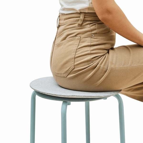 Bequemes Filz-Sitzkissen Sit Down - Grau