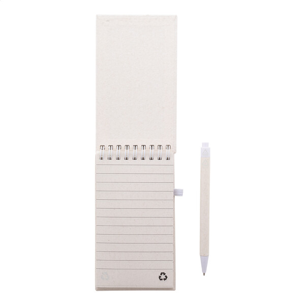 Carnet de notes en carton de pack de lait Relact Jot - Blanc