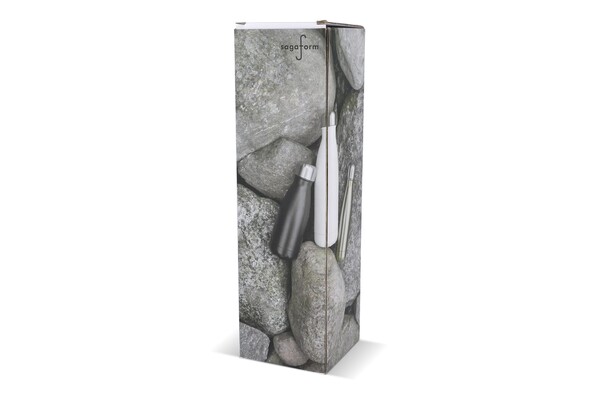 Sagaform Nils Bouteille en acier poudré 500 ml - Beige