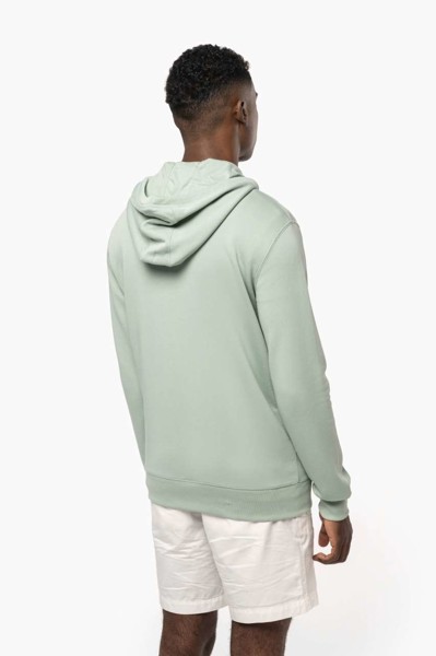 Unisex Eco-Friendly French Terry Zipped Hooded Sweatshirt - Black / 4XL