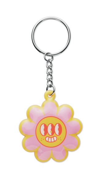 Porte-clés en vinyle PVC de forme personnalisée - M2 - anneau / Emballé dans du papier de soie
