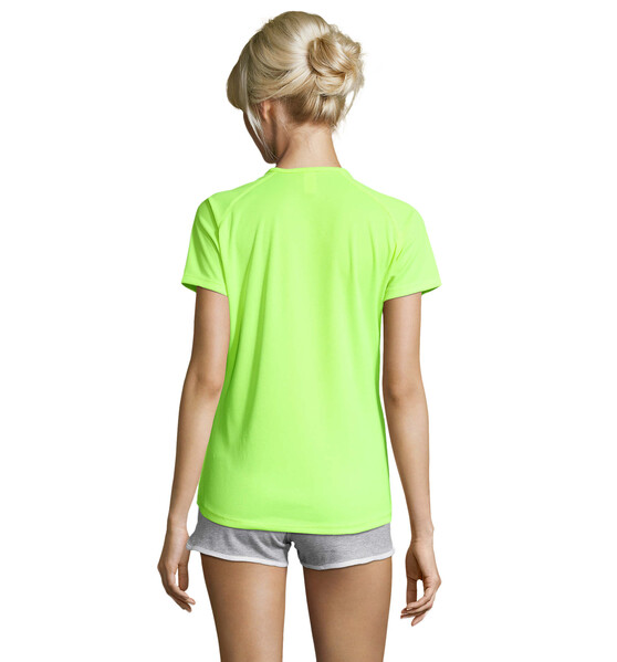 SPORTY T-SHIRT SENHORA 140g Sporty Women - Amarelo FluoXXL