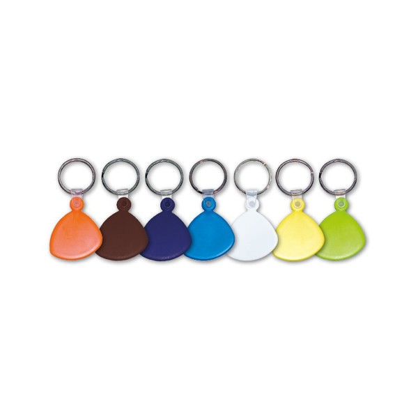 RIGID KEY-RING - Galet / Jaune