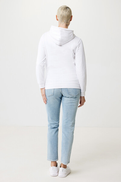 Mikina s kapucí Iqoniq Jasper z recykl. bavlny - Recycled White / M