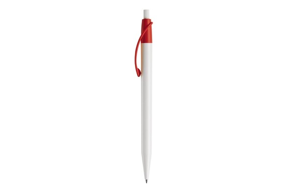 Cosmo ball pen hardcolour - White / Red