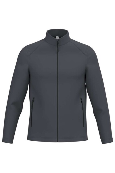 Men's Basic Softshell Jacket - Ideal Dark Grey / 2XL