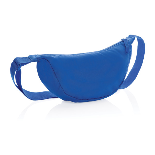 Sac banane en bandoulière en rPET AWARE™ Crescent - Bleu Royal