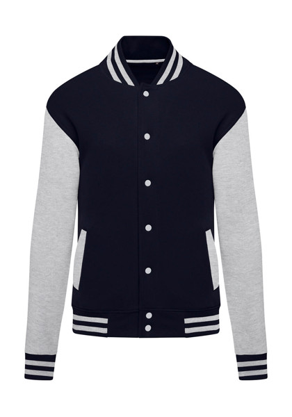 Originals Varsity Jacket Kids - Dark Black / Light Oxford / 152 (11-12/2XL)
