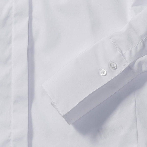 Ladies'LS Ultimate Stretch Shirt - White / L (40)