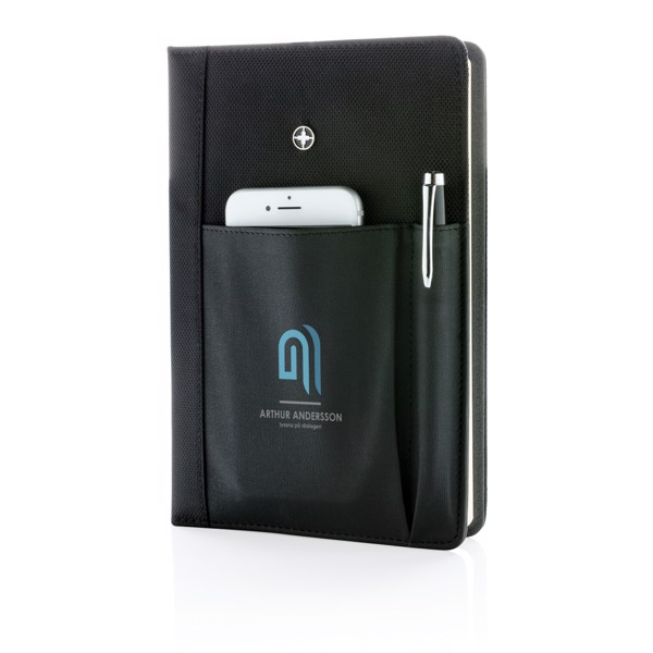 Refillable notebook and pen set