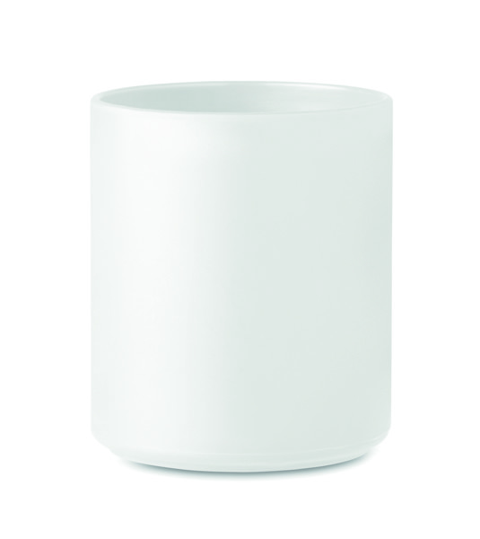 Skodelica Monday za večkratno uporabo, PP, 300 ml - Bela