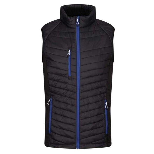 Navigate Hybrid Bodywarmer - Black / New Royal / XL