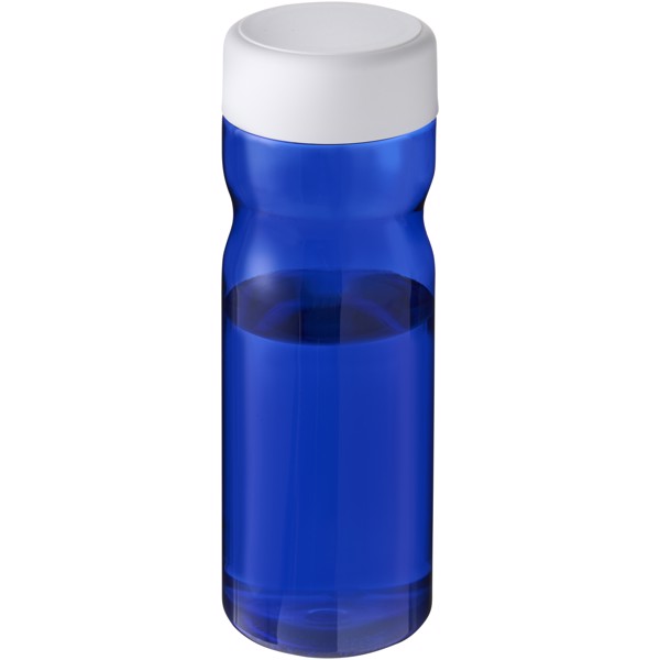 Bouteille de sport H2O Active® Base Tritan™ de 650 ml avec couvercle và visser - Bleu / Blanc