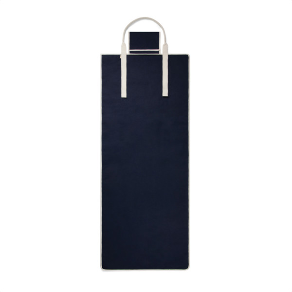 VINGA Volonne AWARE™ Strandmatte aus recyceltem Canvas - Blau / Off White