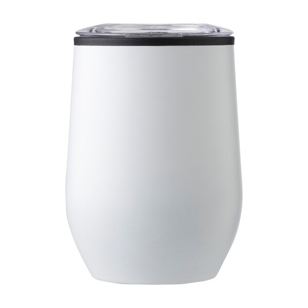 Copo térmico de parede dupla Zoe | 300 ml - branco