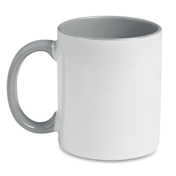 Sublimcoly keramična skodelica, 300 ml - Siva
