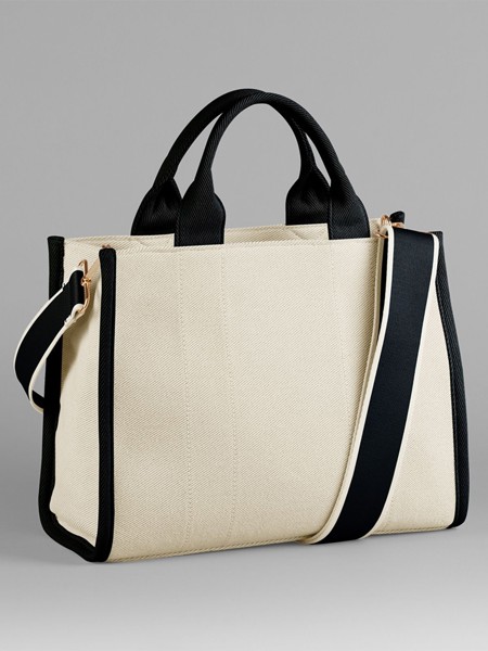 Puerto Medium Tote - Natural / Black