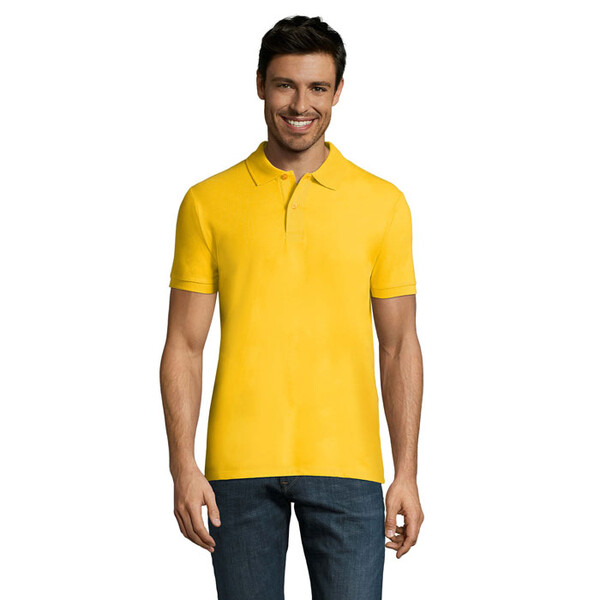 PERFECT MEN Polo homen 180g - DouradoXXL