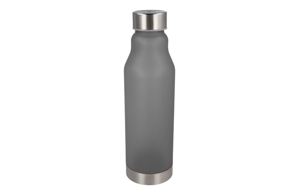 R-PET bottle frosted 600ml - Ecru / Black