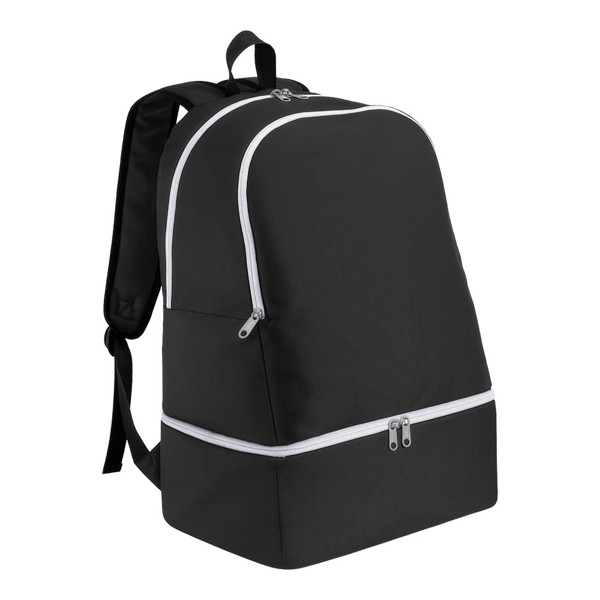 Sports Backpack In 600D Polyester - Black
