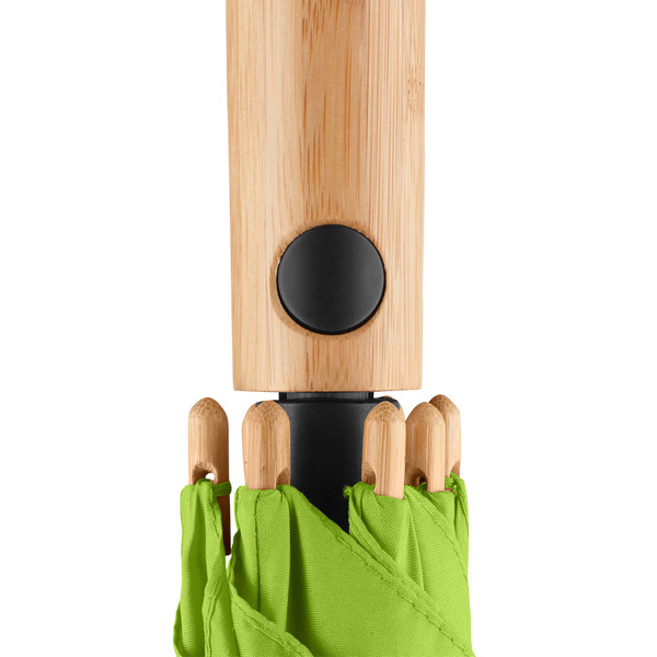 AC-Midsize-Bambus-Stockschirm ÖkoBrella - Limette Ws