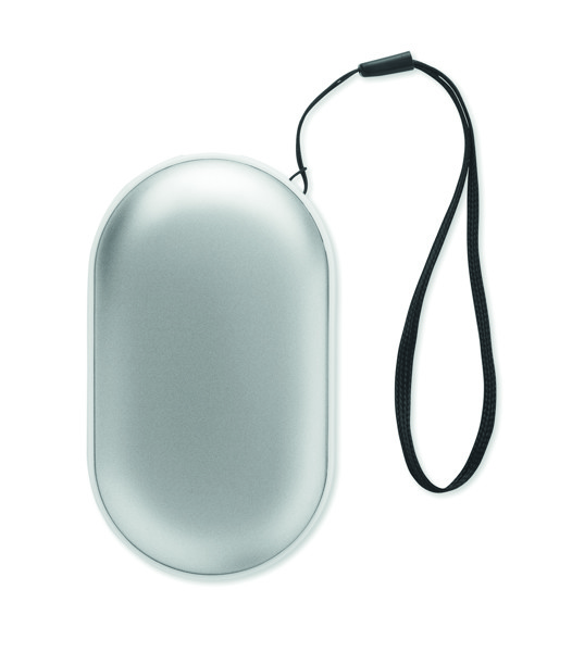 Aluminium electric hand warmer Mukava - Matt Silver