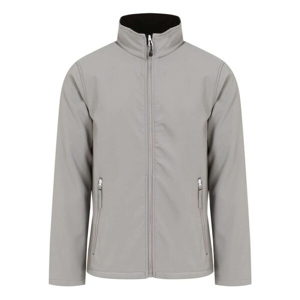 Ascender 2 Layer Softshell Jacket - Mineral Grey / Black / L