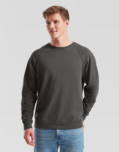 Lightweight Raglan Sweat - White / XL