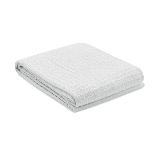 Cotton wafle blanket 300 gr/m² Gusto - White