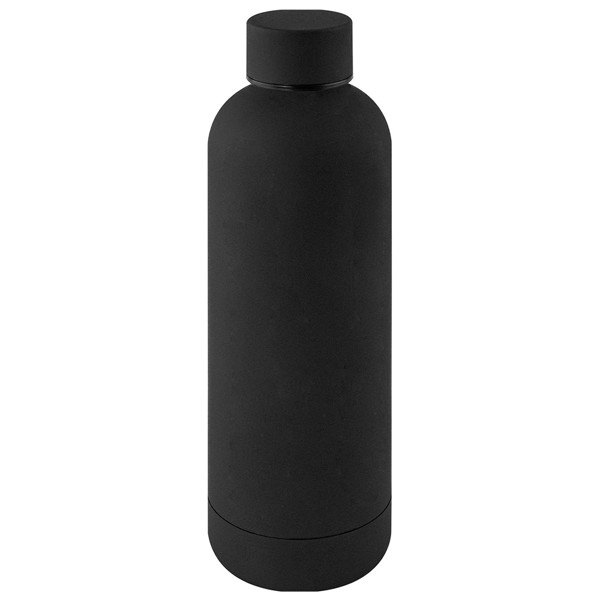 BOUTEILLE THERMIQUE RUBBER - NOIR