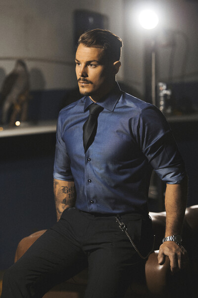 Red Bow 120 Slim Fit Indigo XS