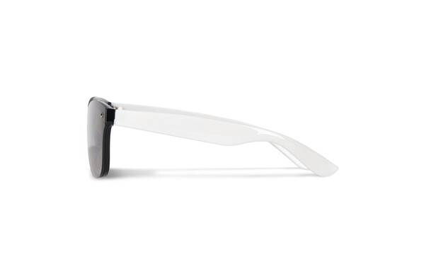Justin R-PC solbriller med spejl-uni-glas UV400 - Hvid