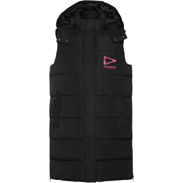 Reine women's insulated bodywarmer - Solid Black / XL