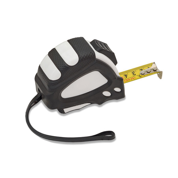 5 m Deft tape measure - White / Black