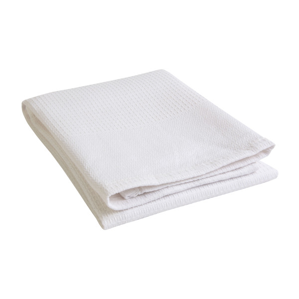 Cotton (80 G/Pc) Dishcloth/Tea Towel, 48 X 68 Cm - White