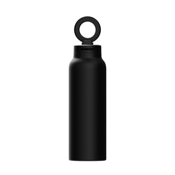 RINGO Pro MagSafe® Waterbottle w Magnetic Booster Ring 710ML - Black
