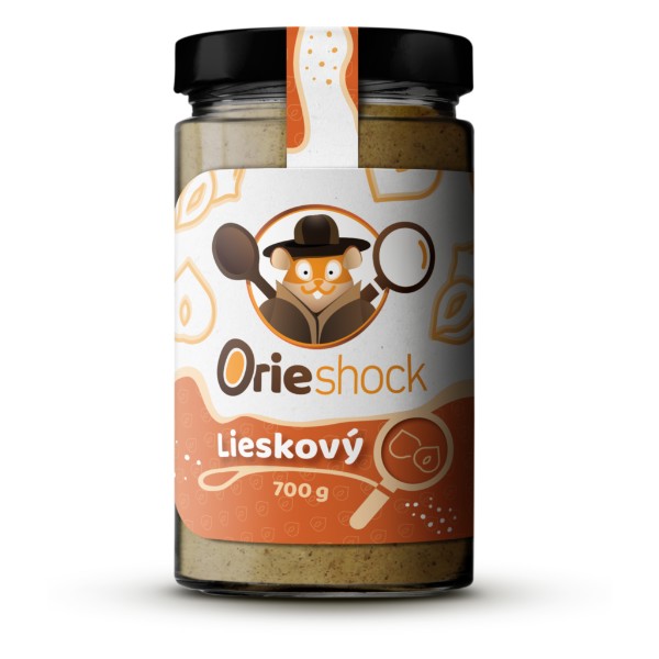 Orieshock Lieskový krém 700g 100% naturálny