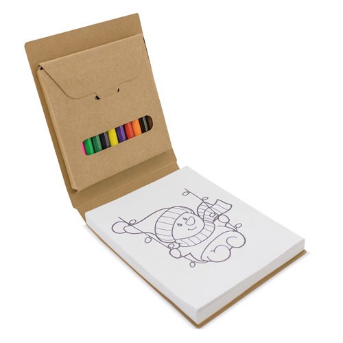 LIVRO P/COLOREAR com 12 cores