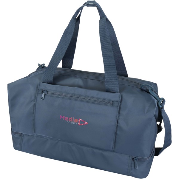 Sac de voyage Trip Aware™ de 42 L en matériaux recyclés - Bleu hale