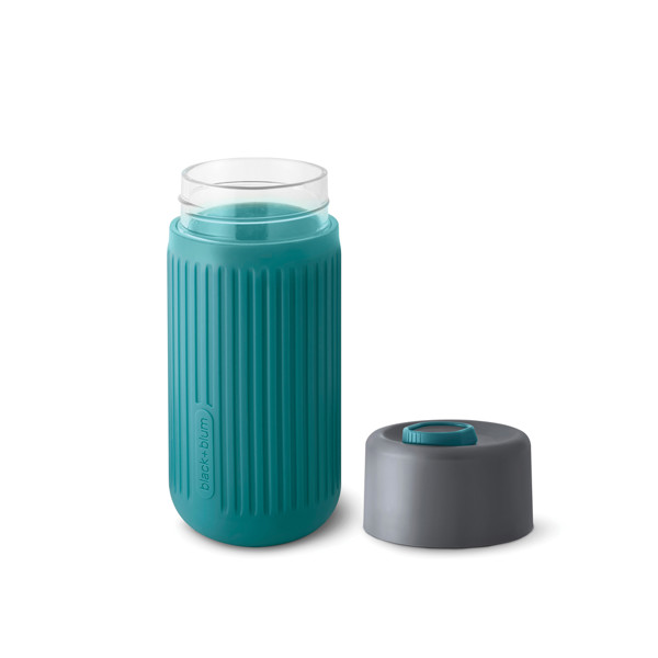 Black+Blum Glass Travel Cup 340ML - Turquoise