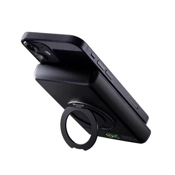 Powerbank sans fil magnétique 15W WATTRON ULTRA X ALU - noir / 10000 mAh