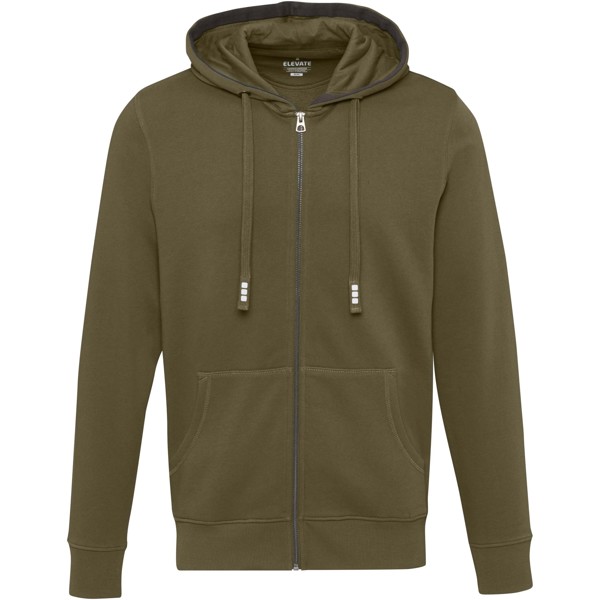 Felpa con cappuccio e cerniera da unisex da 300 g/m² Arora - Verde foresta / L