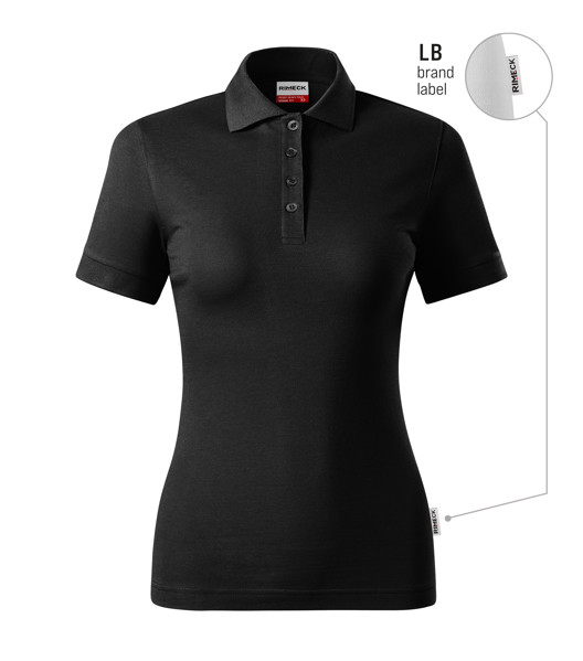 Polokošile Dámská Rimeck® Resist Heavy Polo - Černá / 2XL