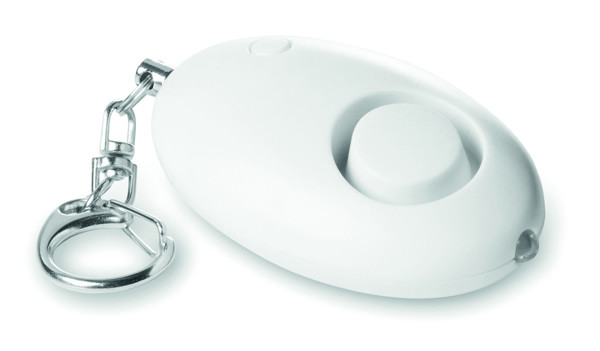 Portachiavi con allarme Alarmy - Bianco
