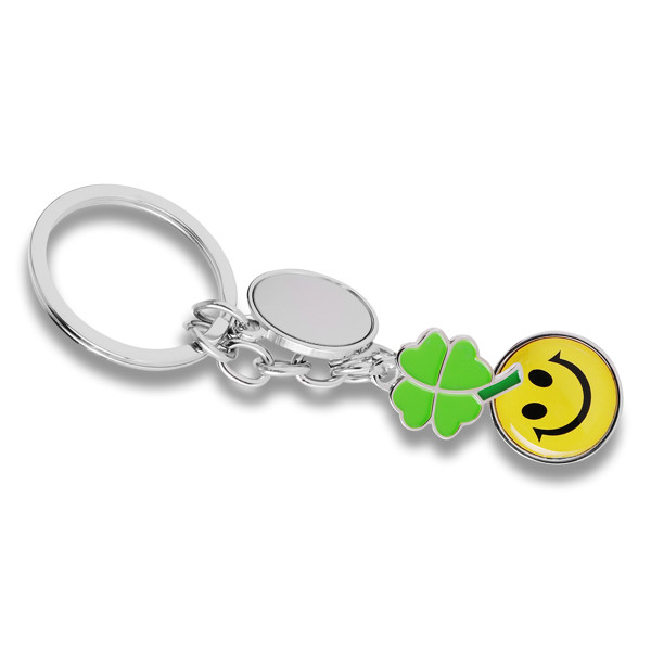 Luck metal keyring